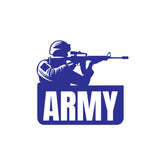 Compact Army Emblem Car Safety Decal